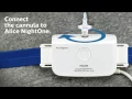 Alice NightOne Patient Setup Philips Sleep Diagnostic Testing