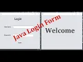 How to Create Simple Login Form in Java with Source Code Netbeans