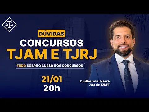Vídeo: as datas das fases do concurso de juiz do TJRJ