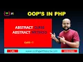 Abstract class and method php oop s tutorial