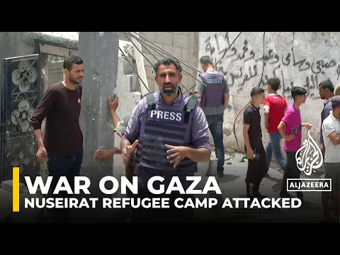 Download MP3 War on Gaza: Israeli strikes hit house in Nuseirat refugee camp