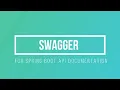 Swagger2 Spring boot API documentation with swagger