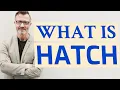 Hatch Meaning of hatch