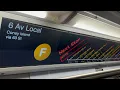 IND Subway R179 F Train Ride from Jamaica-179th Street to Coney Island-Stillwell Avenue