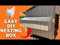 Tips and Tricks Building a Perfect Nesting Box for Chicken Coops DIY Chicken Coop Build