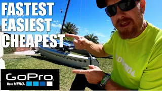 GoPro bow cam mounting solution