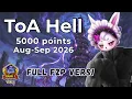 ToA Hell 5000 Points August September 2026 Full F2P Summoners War