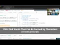How to Solve 1160 Find Words That Can Be Formed by Characters on LeetCode - Javascript