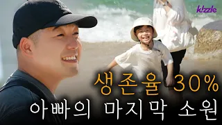 생존율 30%, 다리도 폐도 없는 아빠의 마지막일지도 모르는 여행