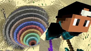 CRIEI UMA MINA COM TODOS MINÉRIOS DO MINECRAFT