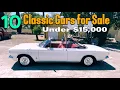 Classic Car Bargains on Craigslist 10 Cars Under 15 000 for Sale by Owner