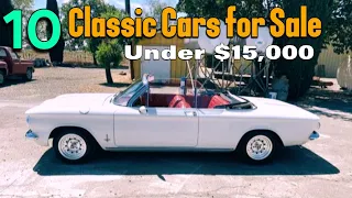 Classic Car Bargains on Craigslist 10 Cars Under 15 000 for Sale by Owner