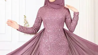 موديلات فساتين سهرة 2020 للمحجبات للخطوبة و الحفلات 