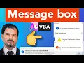 Types of message box in access using VBA message box VBA code