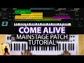 Come Alive MainStage patch keyboard tutorial - Hillsong Worship