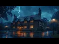 Download Lagu Night Rain and Thunder Sounds 🌧️ ASMR White Noise for Deep Sleep \u0026 Meditation at the Forest Night