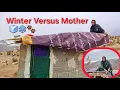 Homeless Mother Insulated Her Cabin Roof to Stop Snow and Wild Animals