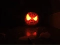 Spiderman Pumpkin Carving - Timelapse Halloween