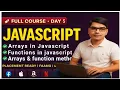 JavaScript Full Course Day 5 Arrays and Functions With Methods Explained in Hindi