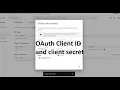 How to create OAuth client ID and secret key on google console