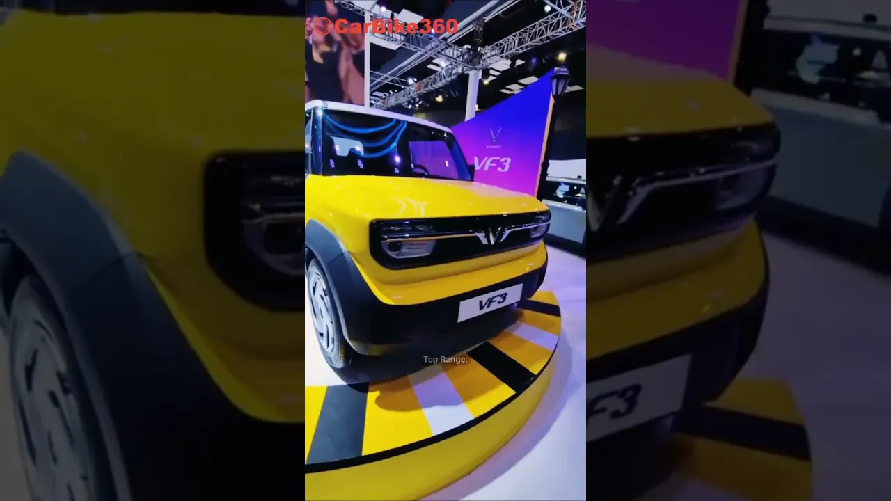 #vinfast VF3 EV Debuts at #bharatmobilityexpo2025 – The Future of Indian EVs