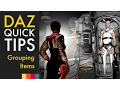 DAZ Quick Tips - Grouping Items in a Scene