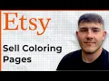 How To Sell Coloring Pages On Etsy Make Coloring Pages in Canva Digital Product Ideas 2025 Guide