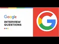 Google Coding Interview Problem Dynamic Programming