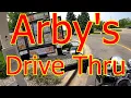 Arby s Drive Thru on Motorcycle