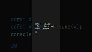 How to round a number to the nearest integer in JavaScript