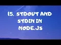 15 working with stdout and stdin Node js tutorial for beginners in bangla
