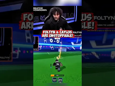 FOLTYN & CAYLUS ARE UNSTOPPABLE! ⚽️ #roblox #bluelockrivals #gaming #shorts #soccer #viral #football
