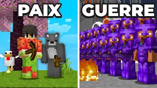 100 Joueurs Simulent une Civilisation sur Minecraft Skyblock..