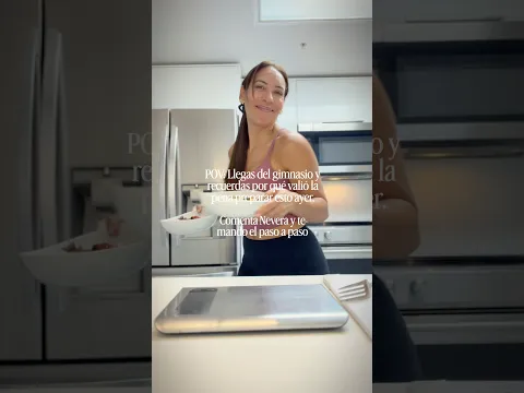 Llegué del gimnasio y el almuerzo estuvo listo en minutos porque ya había adelantado casi todo.