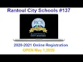 Rantoul City Schools New Student Registration Tutorial