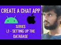 Create cross platform chat app - Ep 1 Setting up the Database and Users Model TUTORIAL SERIES