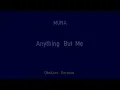 MUNA - Anything But Me - Karaoke Instrumental Lyrics - ObsKure