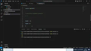Javascript assignment operators