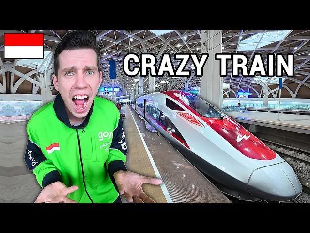 WHOOSH First Class Bullet Train Jakarta to Bandung Review I Tried Jakarta's FIRST CLASS BULLET TRAIN To Bandung | WHOOSH 🇮🇩