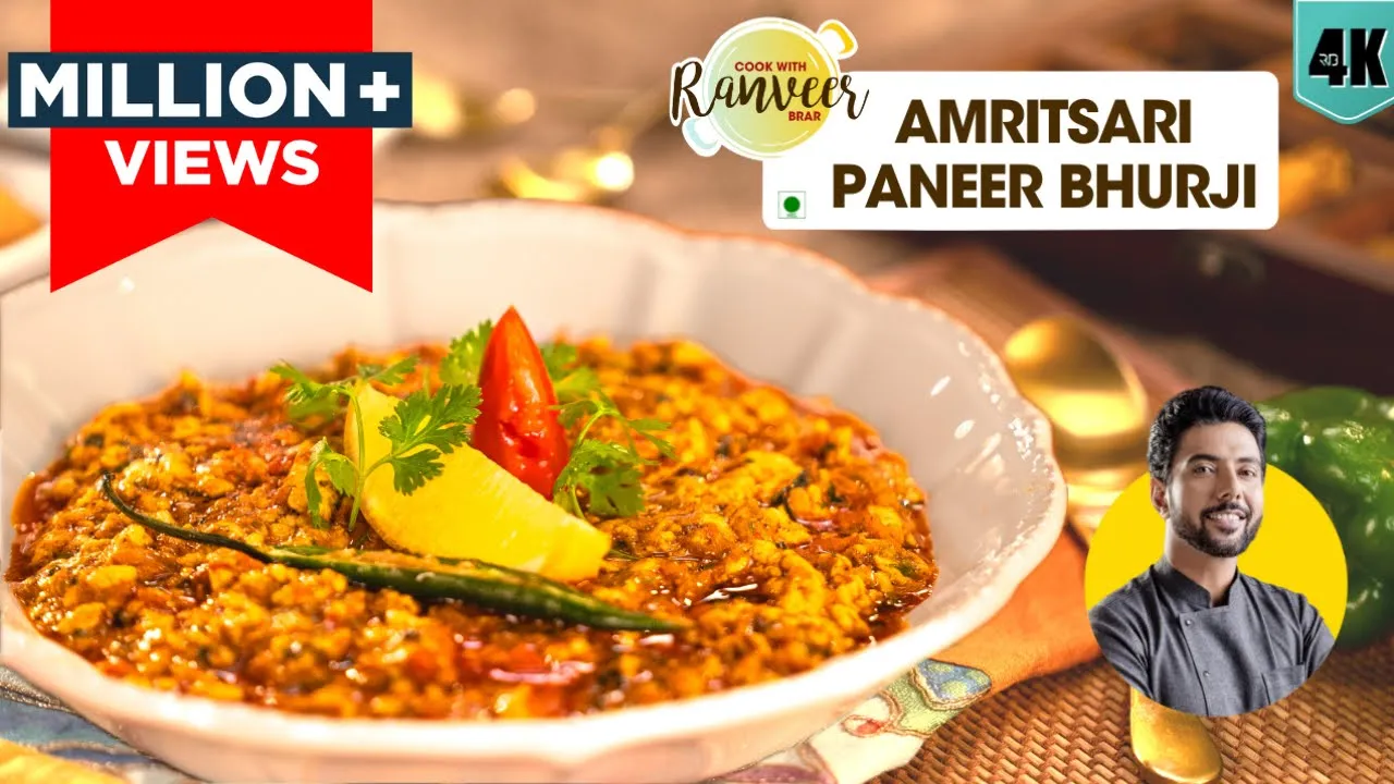        Amritsari  Paneer Bhurji   spicy Paneer recipe   Chef Ranveer Brar