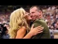 NFL cheerleader reunited with Marine husband
