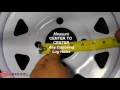 How To Measure The Bolt Pattern Of A 4-Lug Trailer Wheel