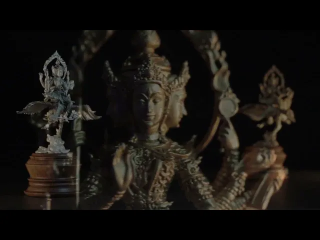พระพรหมประสิทธิ์ สูง 18 cm บรอนซ์ชุบเงินรมดำ
