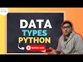 Python Immutable vs Mutable Data Types Data Types in Python Python for Data Science