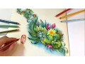 The Magic Pond MAGICAL JUNGLE Coloring Book by Johanna Basford