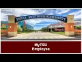 MyTSU - Employee