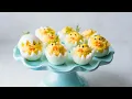 Easy Deviled Egg Chicks