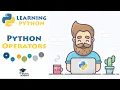 OPERATORS in Python Arithmetic Assignment Comparison Logical Bitwise Identity Membership