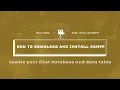 How to Download and Install XAMPP Server Create Database and Table using SQL
