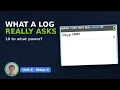 TI-84 Evo - Intro to Logarithms LOG and LN Algebra 2 Unit 6 with Jonah